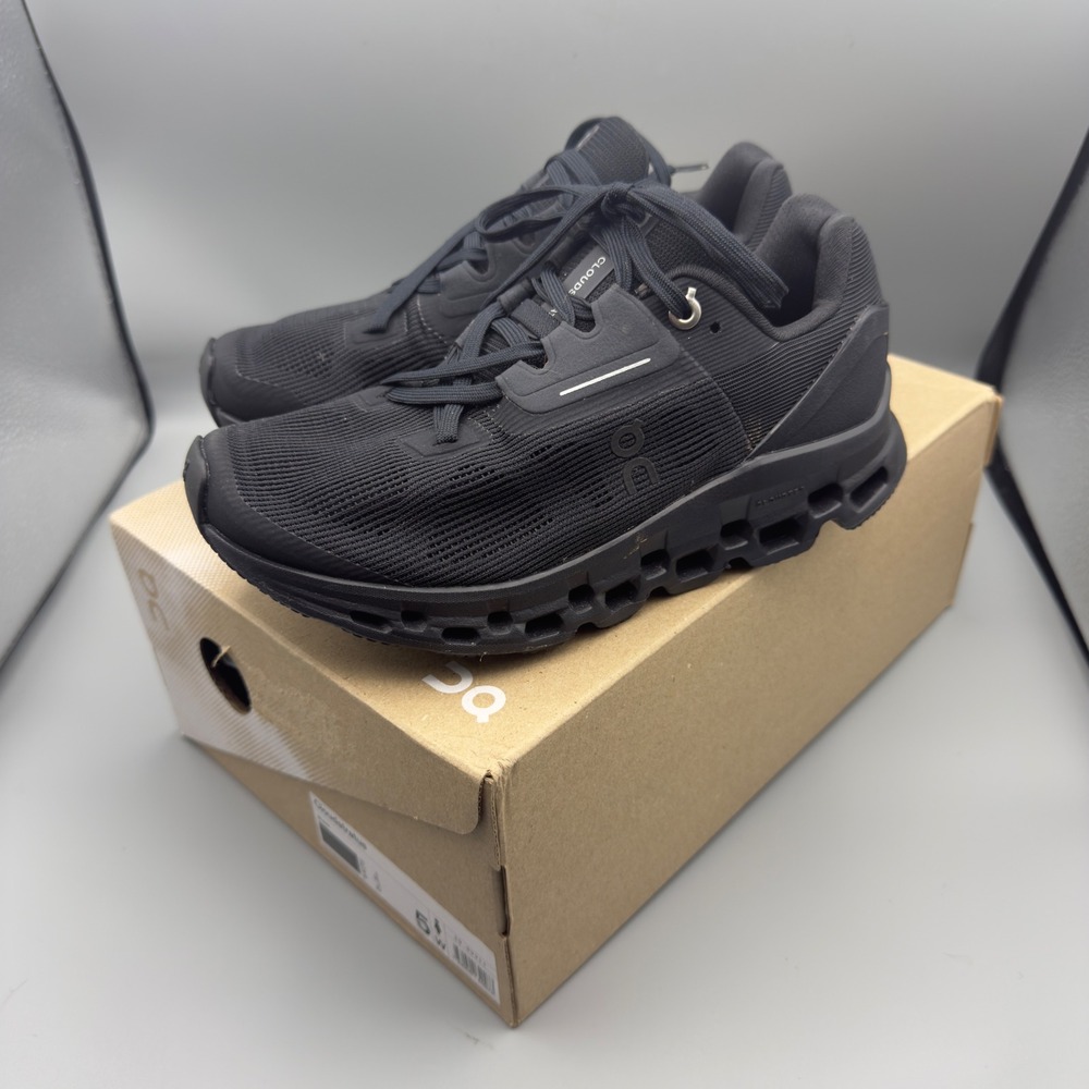 On Cloudstratus Women's Running Shoes Black Size 5 NIB New in Box